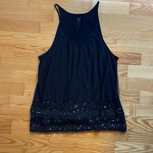 Loft sequined tank top. Size L